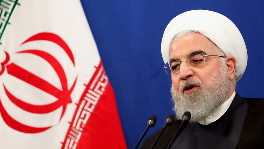 Hat einen schweren Stand gegenüber der erzkonservativen geistlichen Führung in seinem Land: der iranische Präsident Hassan Ruhani (in einer Aufnahme vom 14. Oktober 2019).