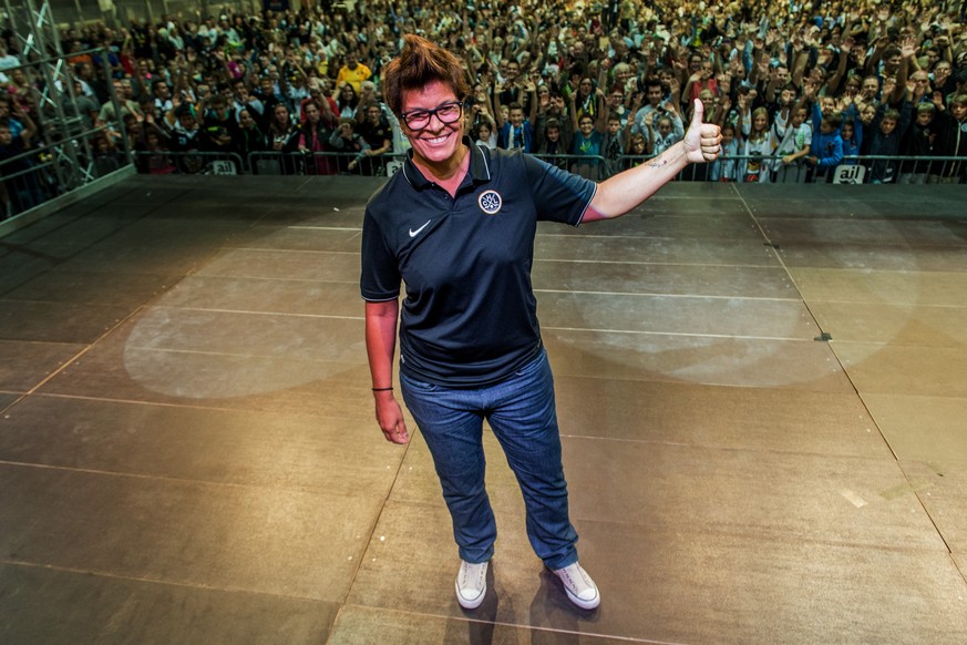 Vicky Mantegazza ist in ihrem HC Lugano nicht nur Präsidentin, sondern auch die gute Seele.