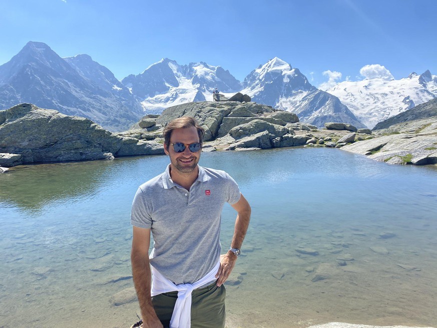 Roger Federer geniesst gerne die Schweizer Natur.