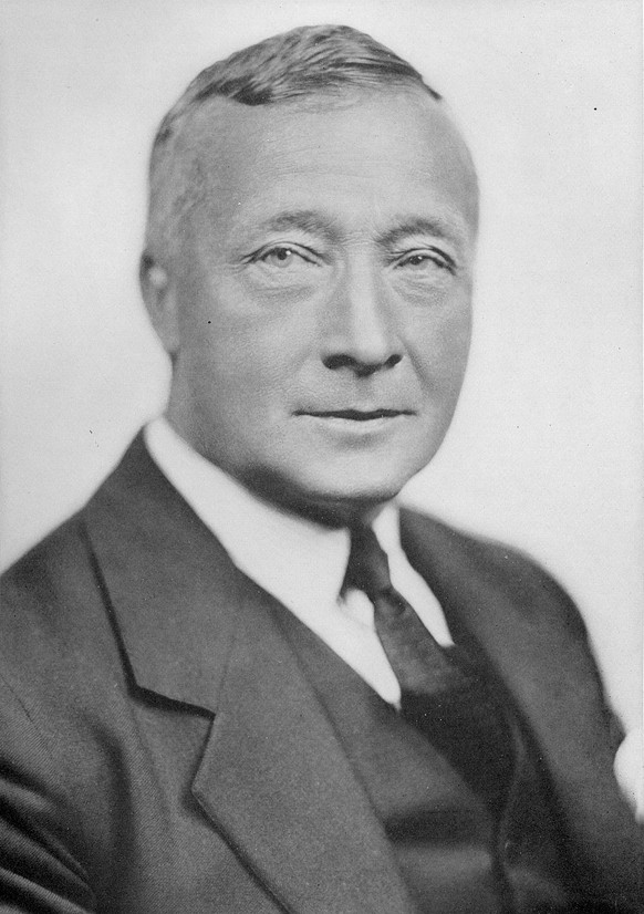 Frank Calder, NHL-Präsident von 1917 bis 1943.