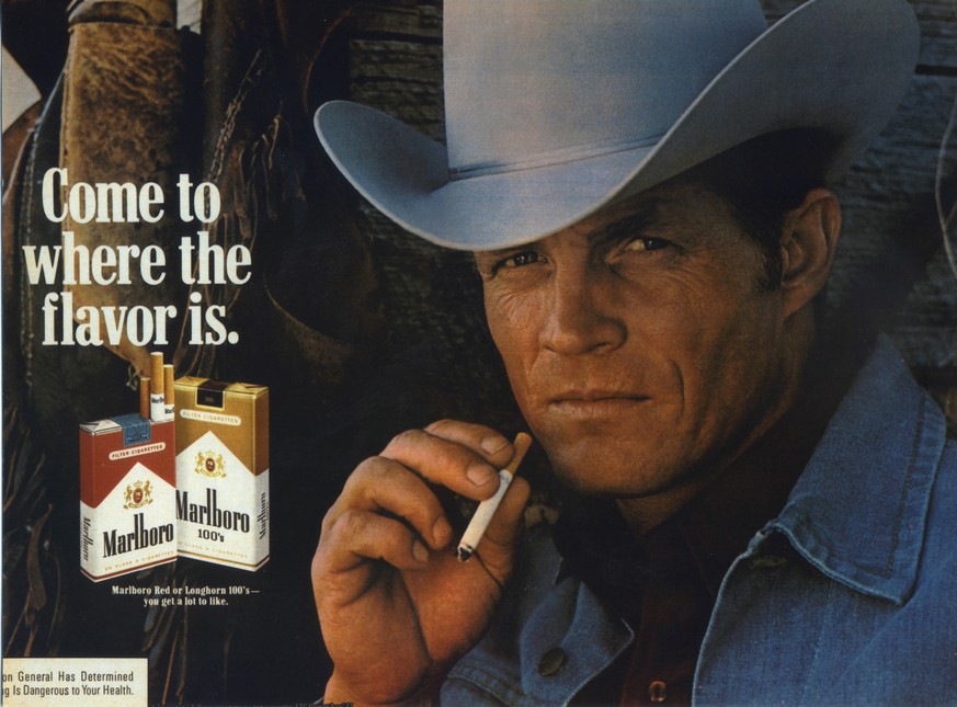 In this undated photo courtesy of Susan Lawson shows Eric Lawson. Lawson, who portrayed the rugged Marlboro man in cigarette ads during the late 1970s, has died. He was 72. Lawson died Jan. 10, 2014,  ...