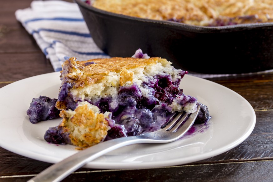 blueberry cobbler crumble blaubeeren heidelbeeren dessert süss essen food USA