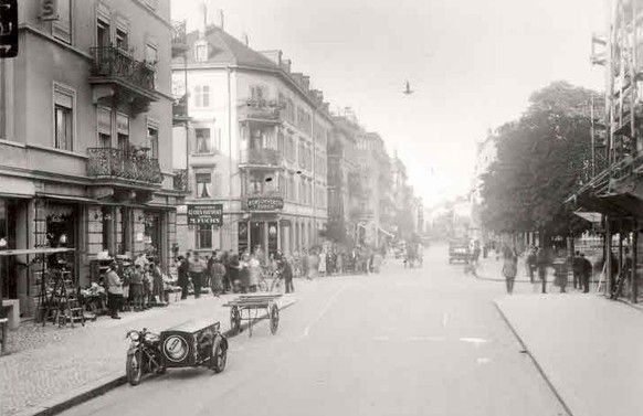 Die Langstrasse 1933.