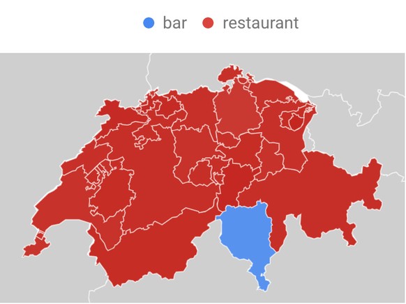 Wie googelt die Schweiz nach dem Coronavirus?