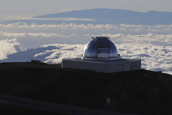 FILE - This July 14, 2019, file photo, shows a telescope at the summit of Mauna Kea, Hawaii&#039;s tallest mountain. The National Science Foundation has launched an informal outreach to Hawaii about p ...
