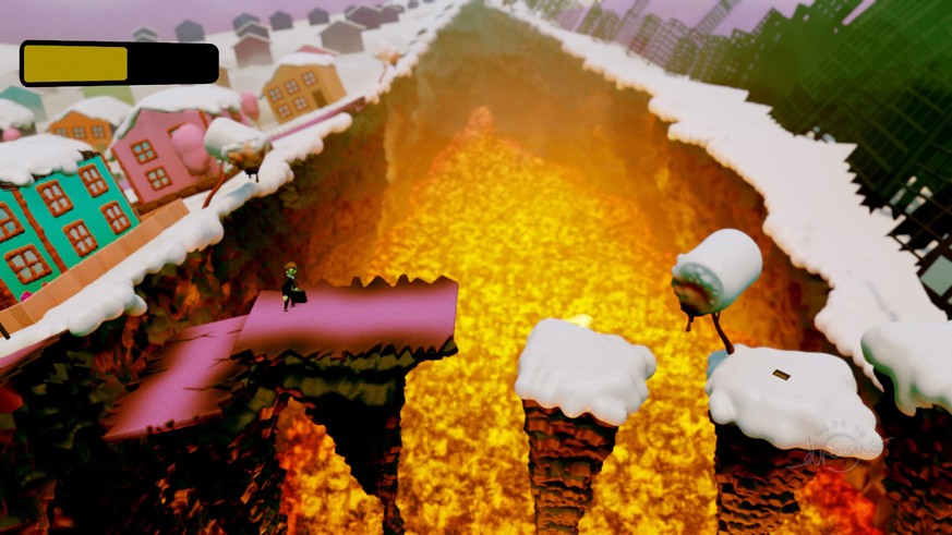 Lebkuchenhäuser, Marshmallow -Bäume, mit Eiscreme bedeckter Boden: In «Ethan Goes to Work» besteht die gesamte Spielwelt aus Süßigkeiten.