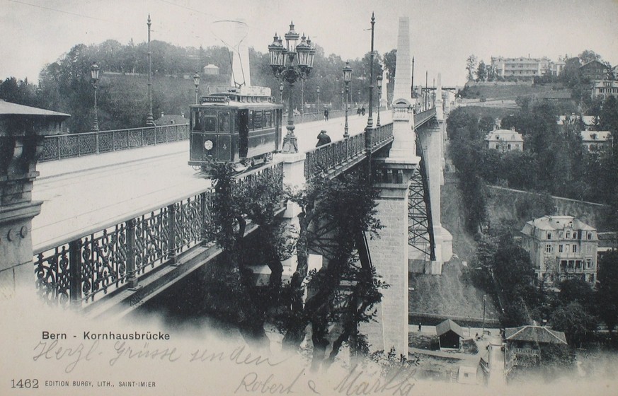 1903: Kornhausbrücke.