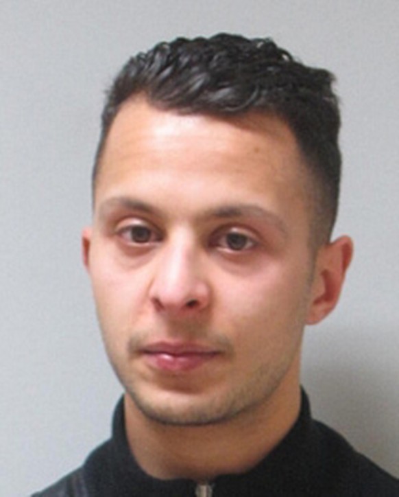 FILE - This is a an undated handout image made available by Belgium Federal Police of Salah Abdeslam who is wanted in connection to the attacks in Paris on Nov. 13, 2015. A closely watched trial invol ...
