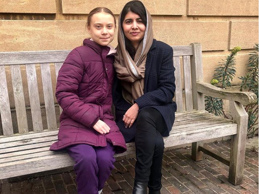 Greta Thunberg und Malala Yousafzai