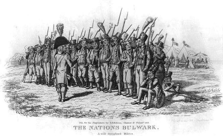 The nations bulwark. A well disciplined militia
https://www.loc.gov/resource/cph.3a10394/