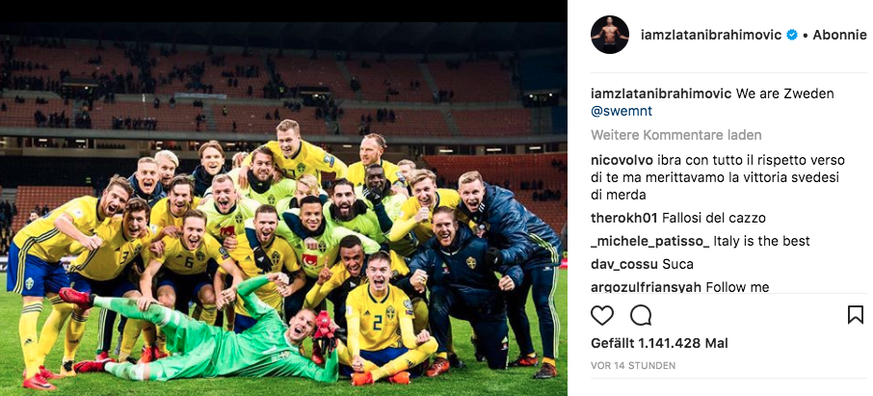 Zlatan Ibrahimovic: «We are Zweden».