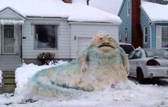 Jabba the Hutt Schneemann