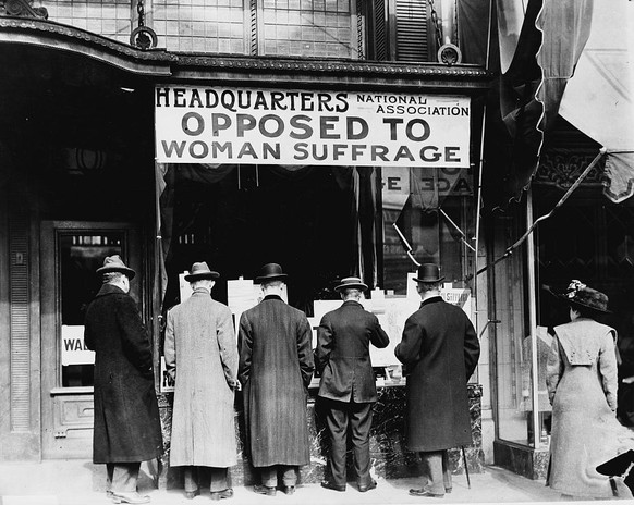 opposed to woman suffrage
new york