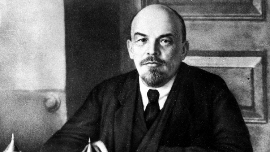 Russian revolutionary leader Vladimir Ilich Lenin is shown in 1918 at an unknown location. Ninety years after he was executed, Czar Nicholas II is leading a tight race to be named the greatest Russian ...