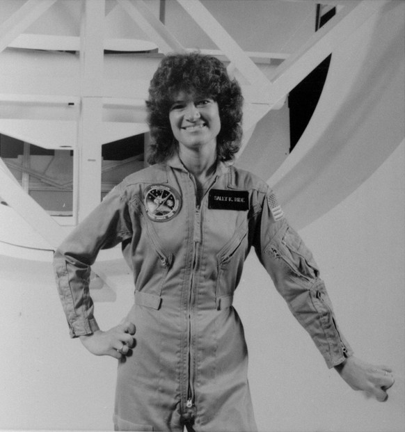 This undated photo released by NASA shows astronaut Sally Ride. Ride, the first American woman in space, died Monday, July 23, 2012 after a 17-month battle with pancreatic cancer. She was 61. (AP Phot ...