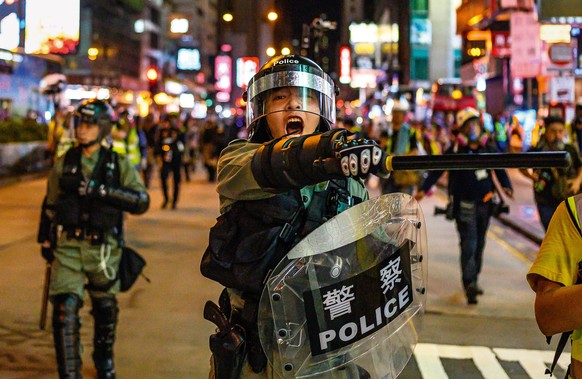 SWISS PRESS PHOTO 2020 - 3. PREIS AUSLAND: ALEX KUEHNI - Die Proteste in der chinesischen Sonderverwaltungszone Hongkong, die im Sommer 2019 ausgebrochen sind, gehoeren inzwischen zum alltaeglichen St ...