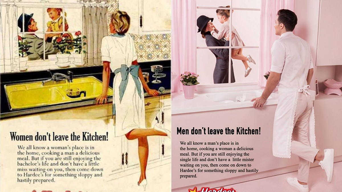 Sexistische Werbung Aus Den 1950ern Die Kunstler Dreht Den Spiess Um Watson