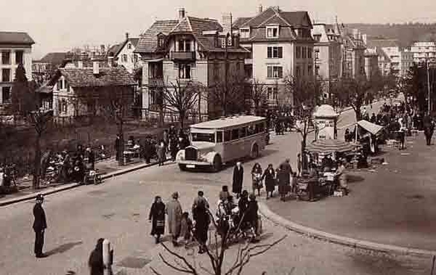 Riedtlistrasse Ecke Langmaurstrasse 1930.