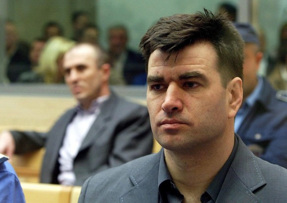 Hauptangeklagter vor Gericht: Milorad Lukovic Ulemek, genannt Legija, wurde 2004 als Initiator des Attentats auf Djindjic zu 40 Jahren&nbsp;Haft verurteilt.&nbsp;