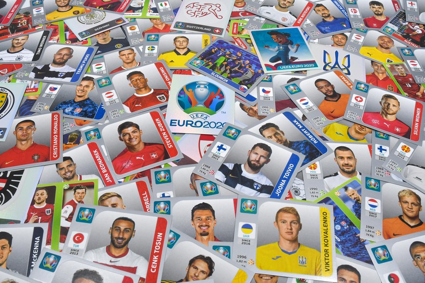 Panini UEFA Euro 2020TM Sticker / Weiterer Text über ots und www.presseportal.ch/de/nr/100020842 / Die Verwendung dieses Bildes ist für redaktionelle Zwecke honorarfrei. Veröffentlichung bitte unter Q ...