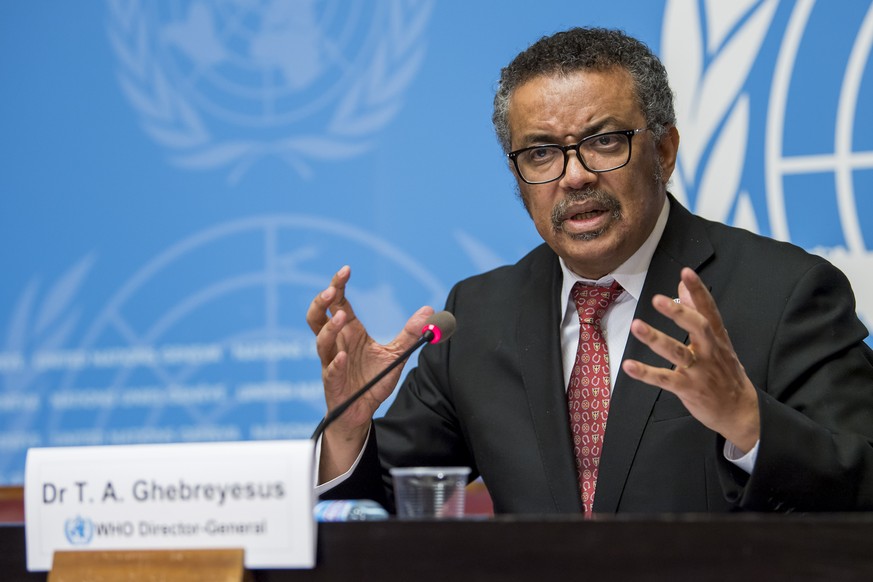Tedros Adhanom Ghebreyesus, director general of the World Health Organization (WHO), answers questions of the journalists about his first 7 months in office and outline the OrganizationÕs priorities f ...