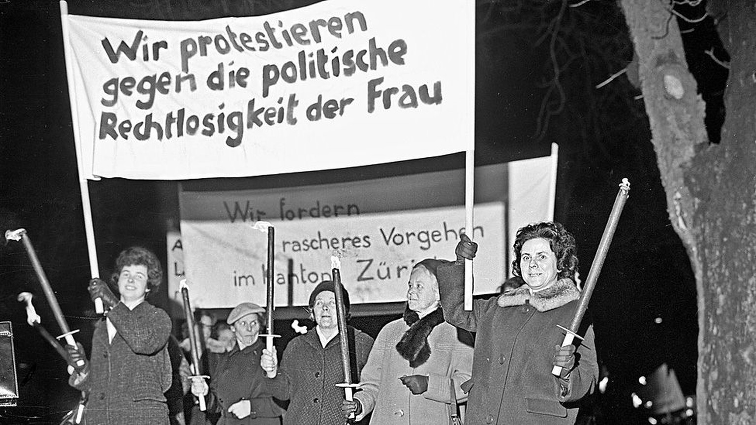 frauenzentrale, marsch 1969 zürchen frauenstimmrechtverein