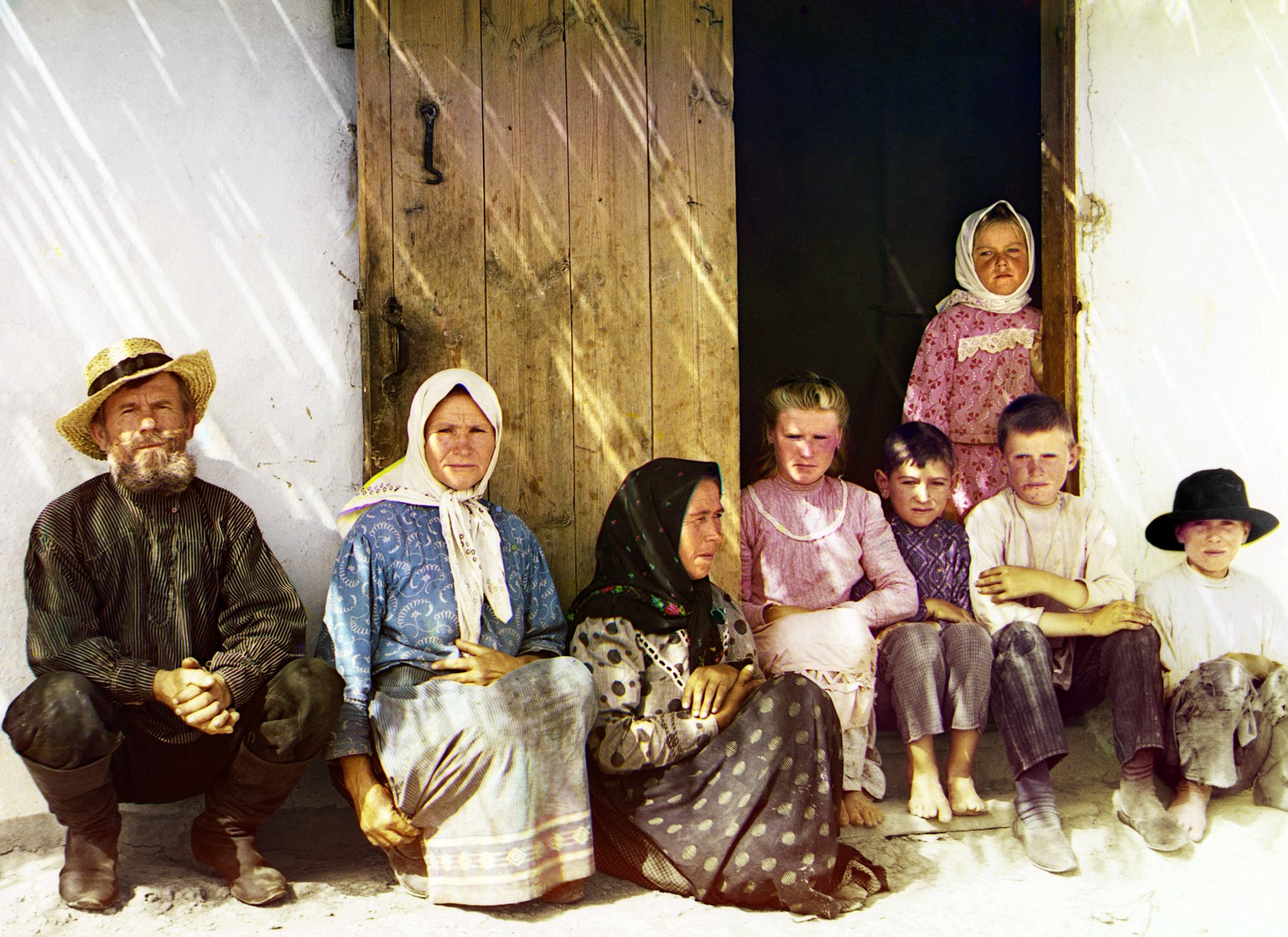 Russische Siedler in der Mugansteppe im heutigen Aserbaidschan.&nbsp;
