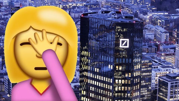 Deutsche Bank Emoji Facepalm
