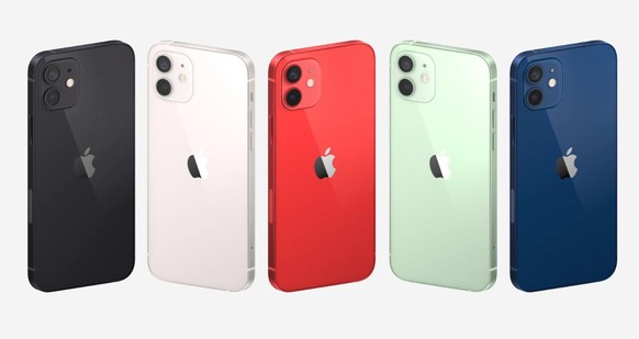 Das iPhone 12 mini kommt in diesen fünf Farben.