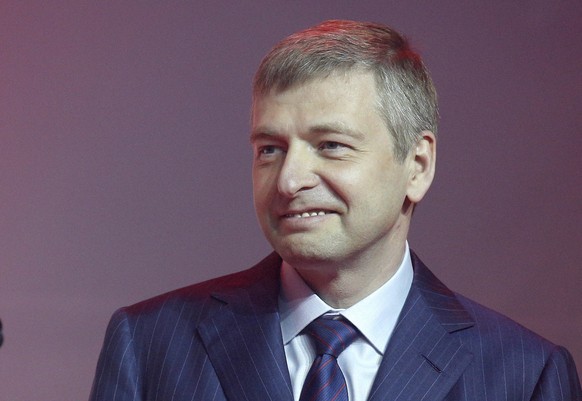 FILE - In this Friday, May 31, 2013 file photo, Russian businessman and President of AS Monaco football club, Dmitry Rybolovlev poses during the celebration of the AS Monaco 2012-13 season and their c ...