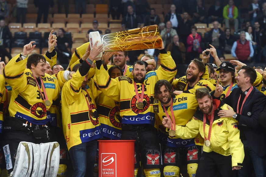 Der SC Bern holt in Lugano seinen 14. Meistertitel.