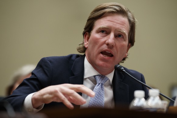 FILE - In this May 22, 2019 file photo, Department of Homeland Security Cybersecurity and Infrastructure Security Agency Director Christopher Krebs testifies on Capitol Hill in Washington. �??I have c ...
