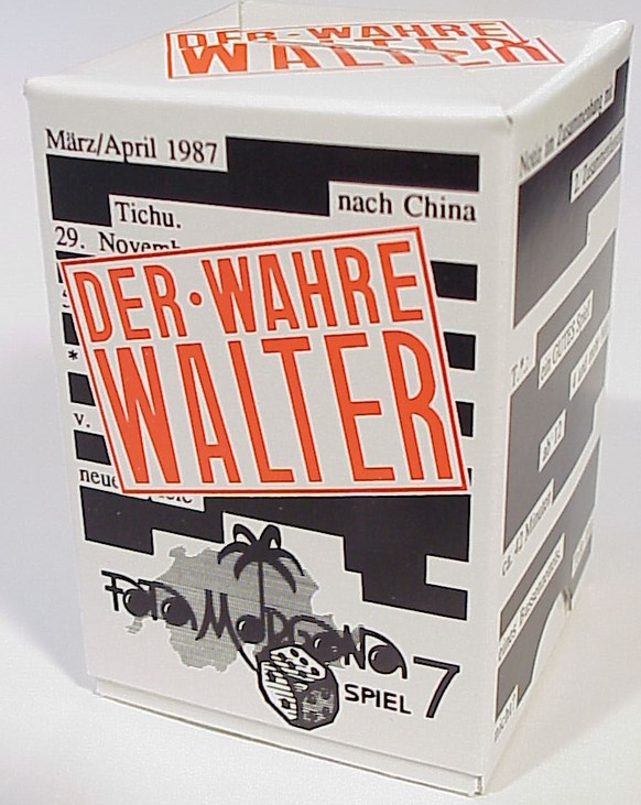 Der wahre Walter, Schachtel