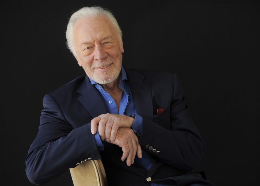 FILE - In this July 25, 2013, file photo, Christopher Plummer, a cast member in the HBO film &quot;Muhammad Ali&#039;s Greatest Fight,&quot; poses for a portrait at the Beverly Hilton Hotel in Beverly ...