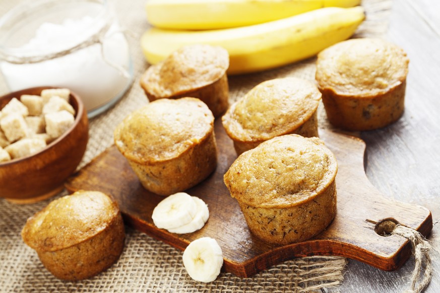 banana muffins kochen backen essen food dessert