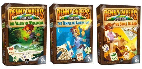 Penny papers, packshots 3 spiele