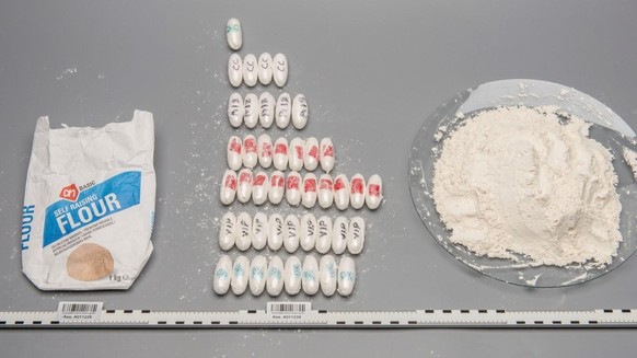 Das sichergestellte Kokain im Rahmen der über fünf Jahre dauernden Operation «Wave».