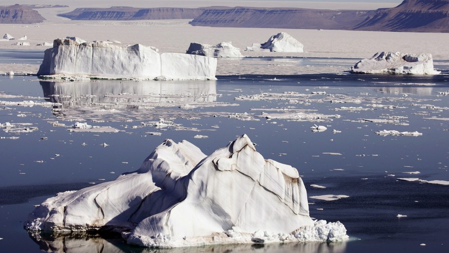 In der Arktis schmilzt das Eis.