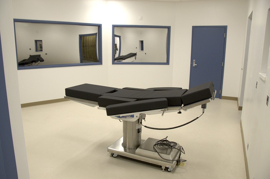 FILE - This Nov. 10, 2016, file photo provided by the Nevada Department of Corrections shows the then-newly completed execution chamber at Ely State Prison in Ely, Nev. Three Democratic-majority legis ...