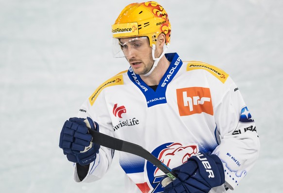 Le top scorer zuerichois Maxim Noreau, lors de la rencontre du championnat suisse de hockey sur glace de National League entre le Lausanne Hockey Club, LHC, et les ZSC Lions ce vendredi 23 novembre 20 ...