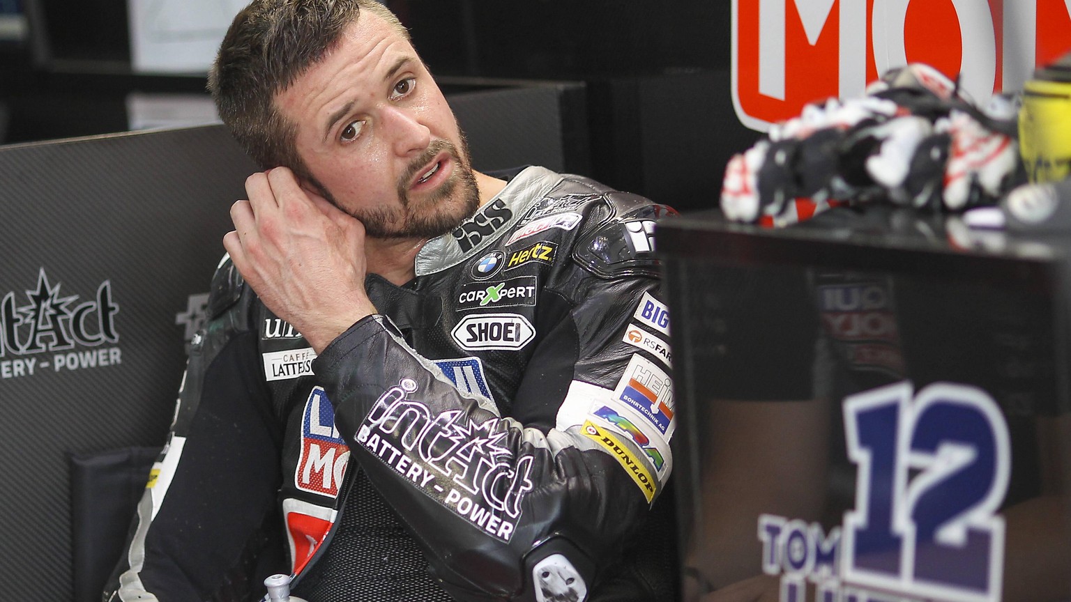 DOHA, - FEBRUARY 29: Thomas Luthi of Liqui Moly Intact GP in action during the second day of the Moto2 and Moto3 official testing session on February 29, 2020, held at Local International Circuit in D ...