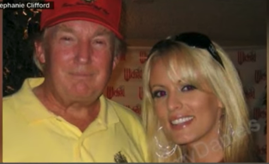 Donald Trump und der Pornostar Stormy Daniels.