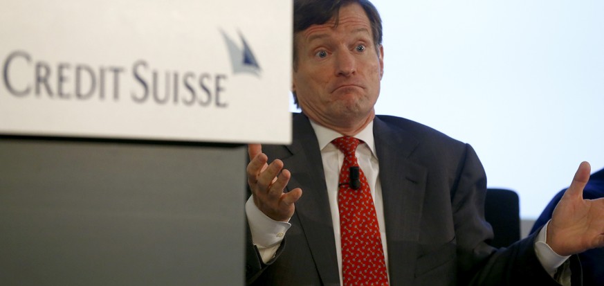 Credit-Suisse-Chef Brady Dougan bei einer Pressekonferenz 2014.