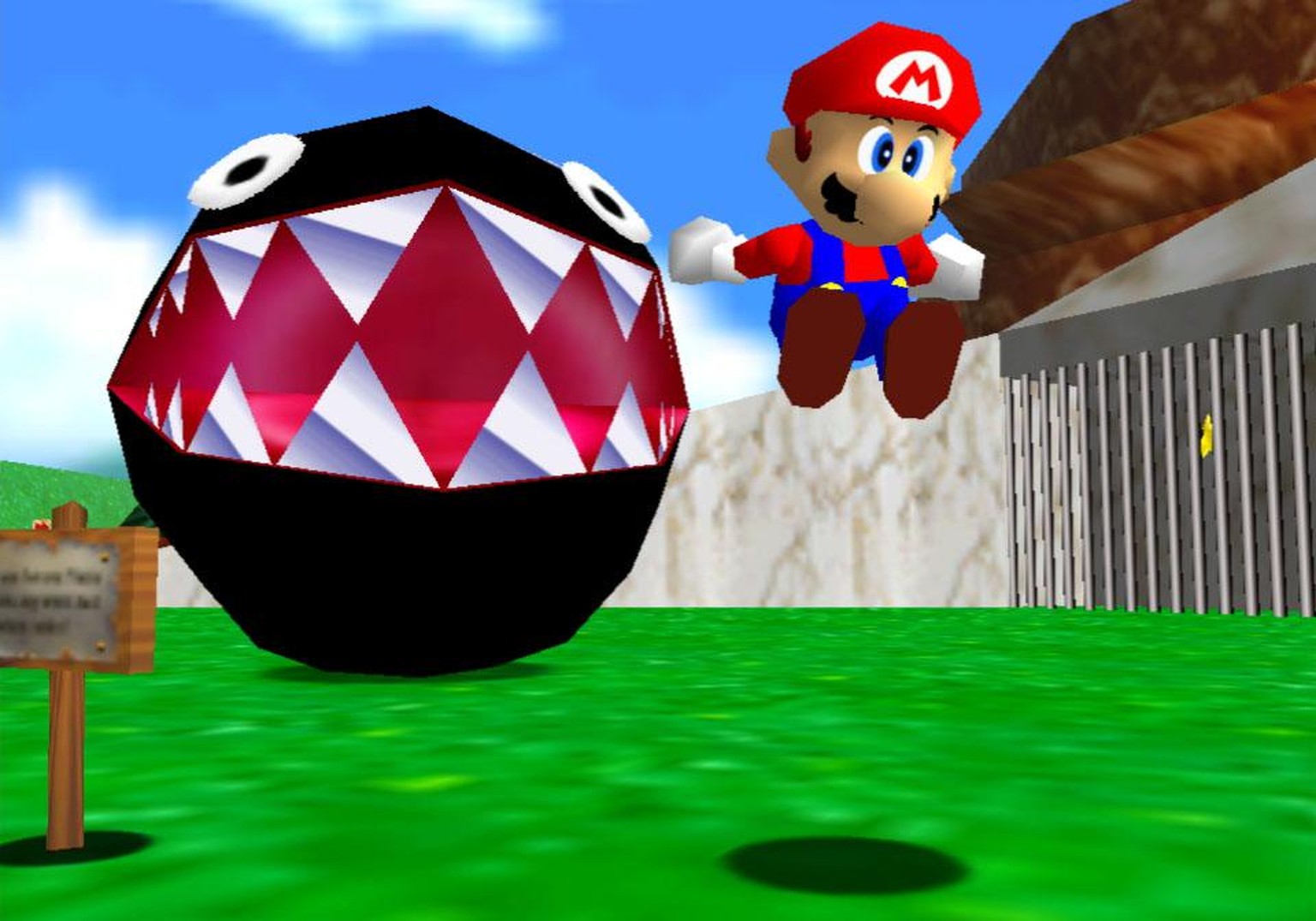 «Super Mario 64» war der erste 3D-Ausflug des Nintendo-Maskottchens.