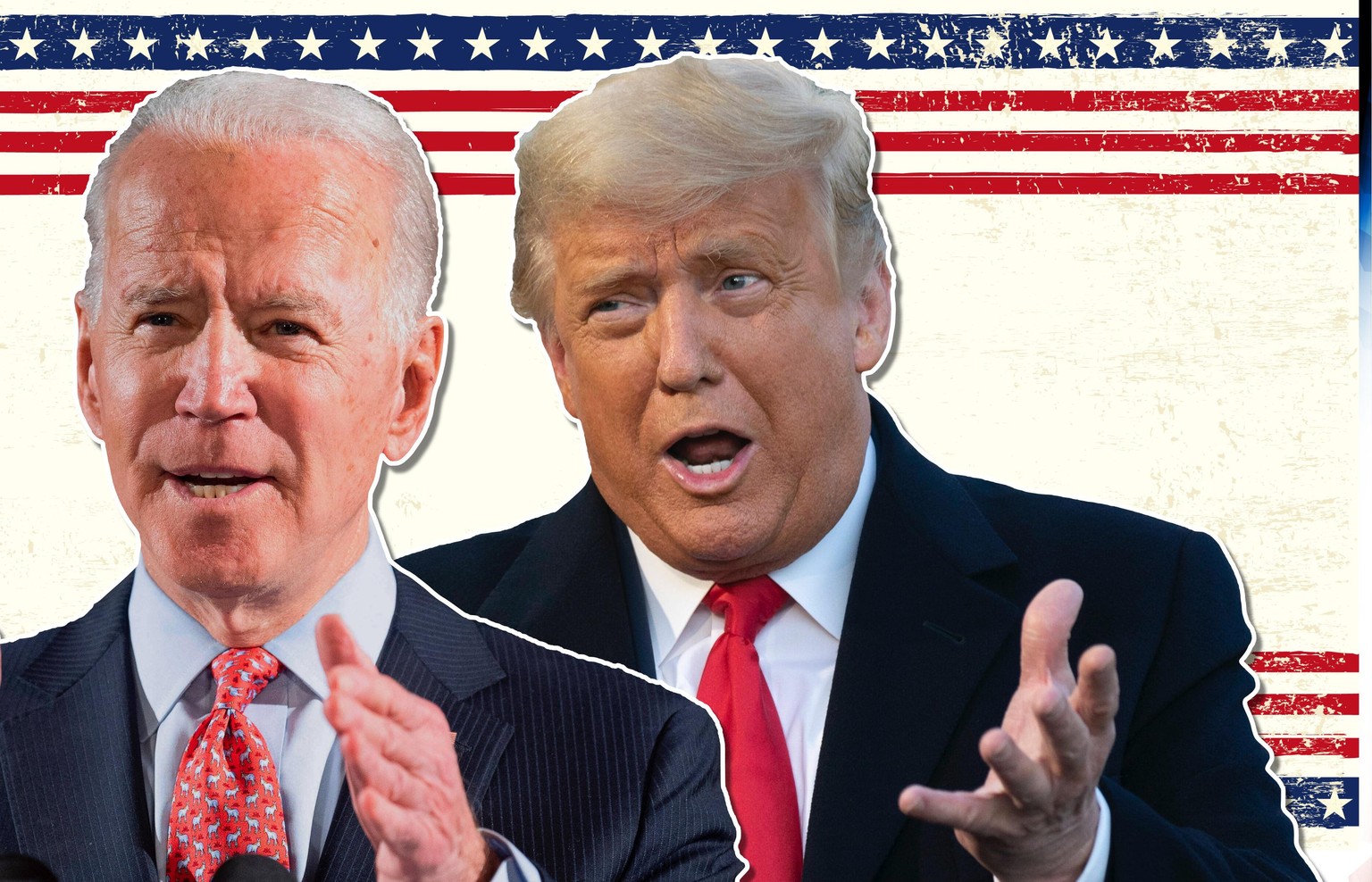USW Jumbo US-Wahlen Donald Trump Joe Biden