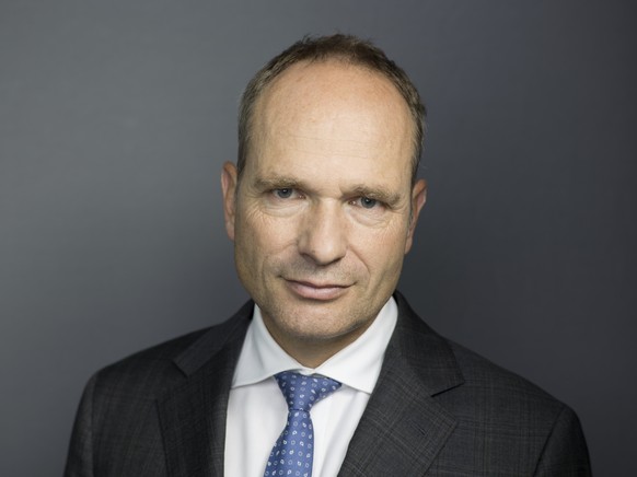 ARCHIVBILD ZUM RUECKTRITT VON URS BREITMEIER, CEO RUAG, AM DIENSTAG, 7. JANUAR 2020 - Urs Breitmeier, CEO von RUAG, aufgenommen am 19. Juni 2014 im RUAG Hauptsitz in Bern. (KEYSTONE/Gaetan Bally) (KEY ...