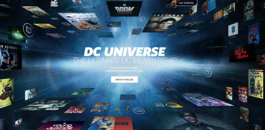 DC Universe Streaming-Dienst