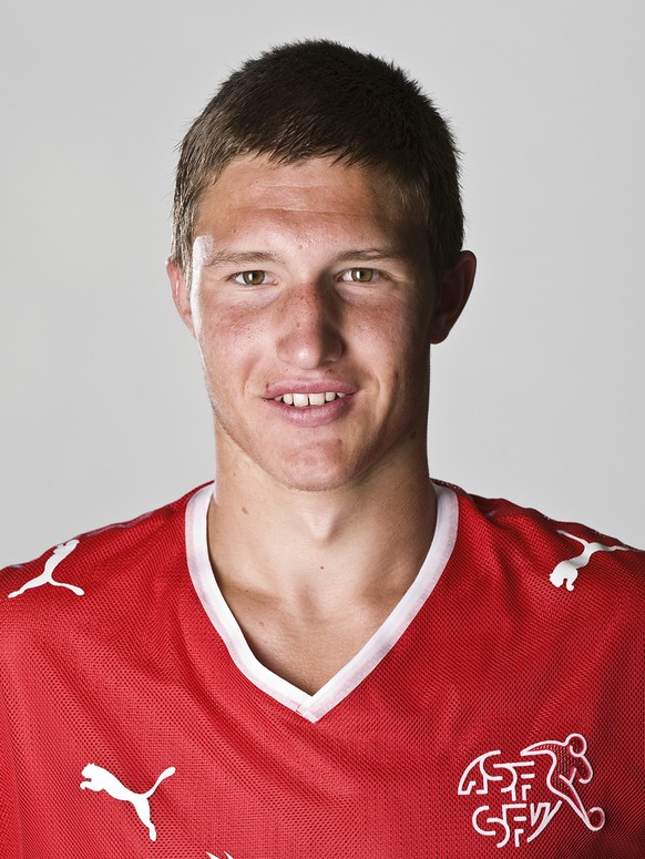 Portrait von Sven Lehmann, Spieler des Schweizer U18-Fussball-Nationalteams, aufgenommen am 30. Juli 2008 in Magglingen. (KEYSTONE/Alessandro della Valle)