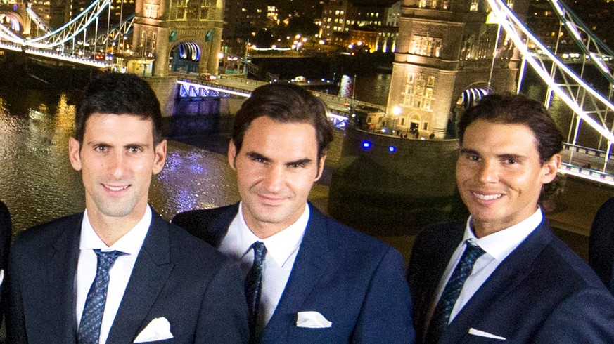 Die drei grössten Tennis-Spieler aller Zeiten: Djokovic, Federer, Nadal.