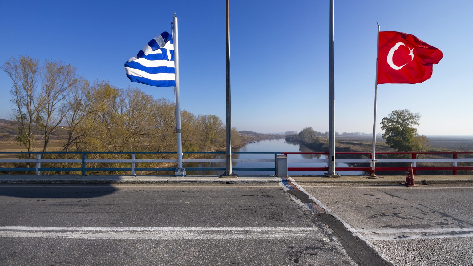 Die Grenze zwischen Griechenland und der Türkei – diese Nachbarländer sind aber nicht gesucht.